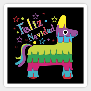 Feliz Navidad Pinata Magnet